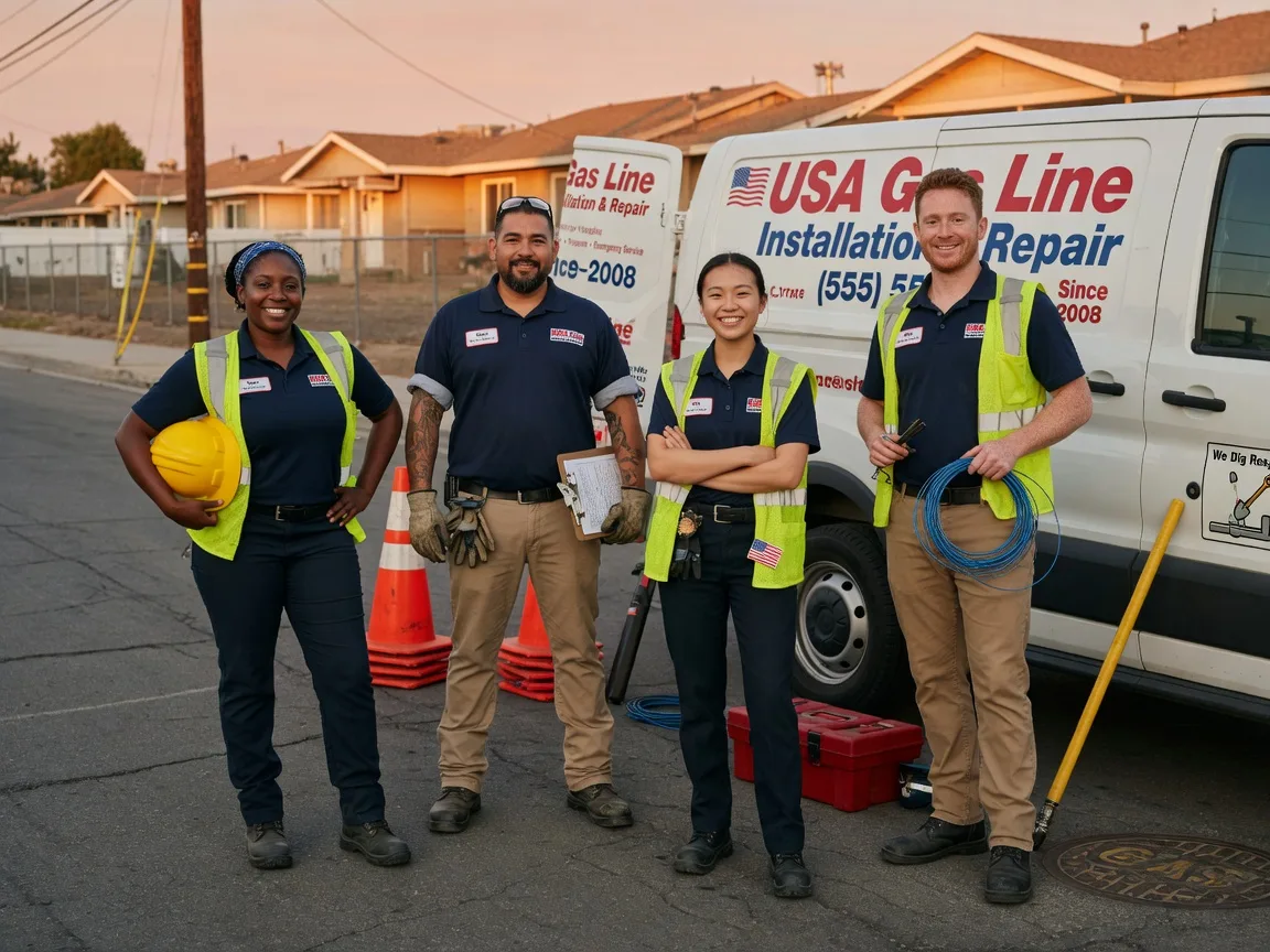 Gas Line Installation company in New Albany, PA
